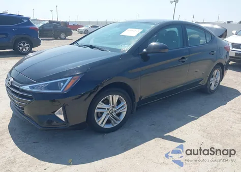 2019 Hyundai Elantra Sel из США, поврежденный, VIN KMHD84LF8KU874573